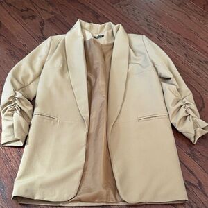 Boohoo Classic Tan Blazer